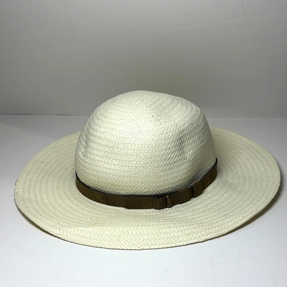 CyS Costa Y Soler‎ España Straw Sun Hat Panama Womens OS White Wide Brim Spain